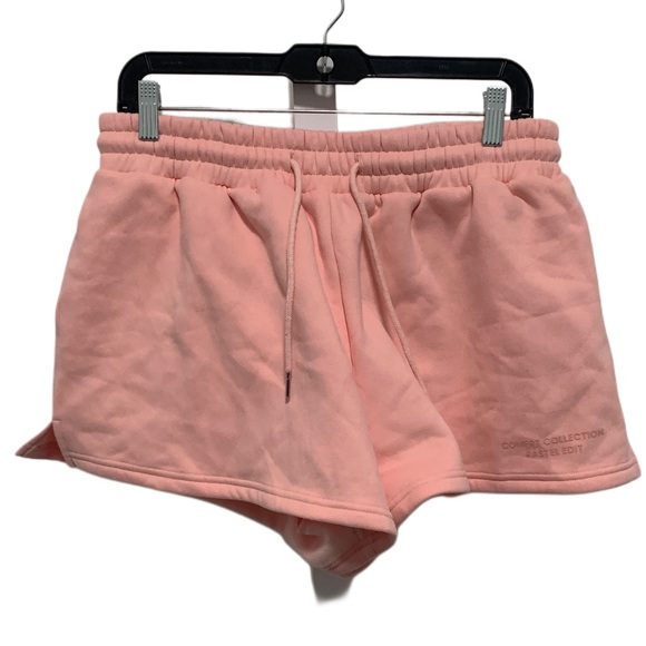Comfrt Pastel Pink Sweatpant Shorts - Picture 1 of 11